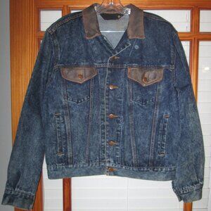 Work Ranch Denim Jean Jacket Men's Large Vintage Worn